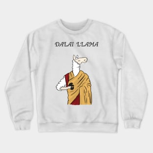 Dalai Lllama meditation yoga zen master Crewneck Sweatshirt